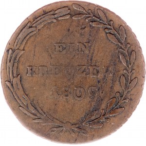 County of Tyrol, 1 Kreuzer 1809, Hall