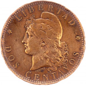 Argentina, 2 Centavos 1891, Buenos Aires