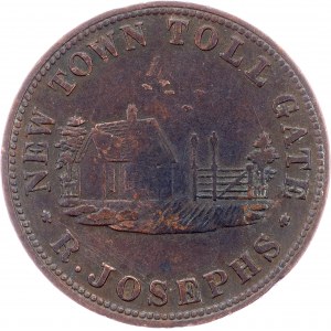 Australia, 1/2 Penny 1855