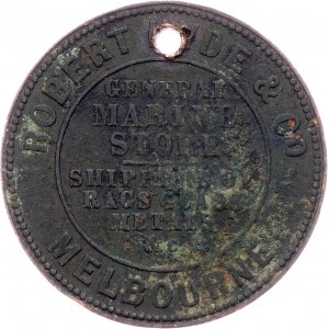 Australia, 1/2 Penny 1857