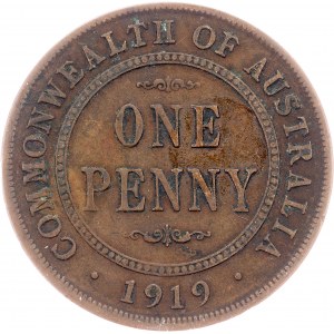 Austrália, 1 Penny 1919