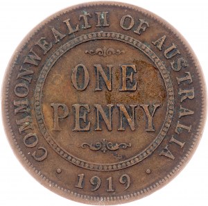 Australia, 1 Penny 1919