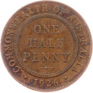 Australia, 1/2 Penny 1926
