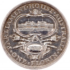 Australia, 1 Florin 1927, Melbourne