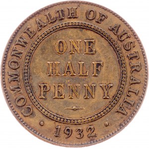 Australia, 1/2 Penny 1932, Melbourne
