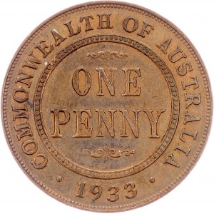 Australia, 1 Penny 1933, Melbourne