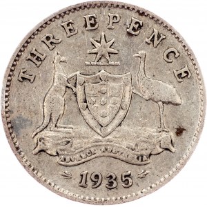 Australia, 3 Pence 1935
