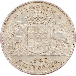 Australia, 1 Florin 1940, Melbourne