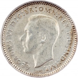 Austrália, 3 Pence 1941, Melbourne