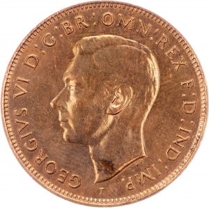 Australia, 1/2 Penny 1942, Bombay