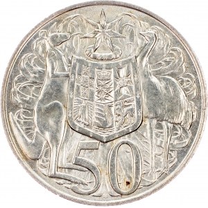 Austrália, 50 centov 1966, Canberra