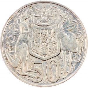 Austrália, 50 centov 1966, Canberra