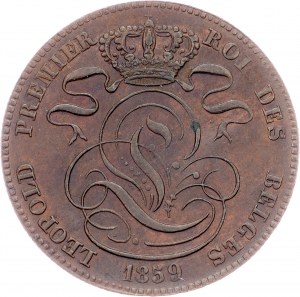 Belgium, 5 Centimes 1859, Brussels