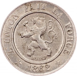 Belgium, 10 Centimes 1862, Brussels