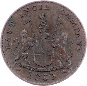 British India, 5 Cash 1803, Handsworth