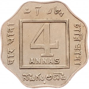 British India, 4 Annas 1920, Bombay