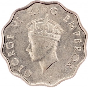 British India, 1 Anna 1939, Bombay