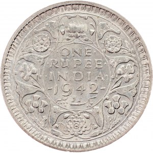 British India, 1 Rupee 1942, Bombay