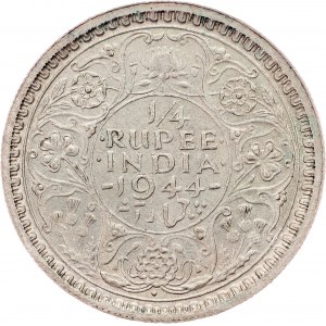 British India, 1/4 Rupee 1944, Bombay