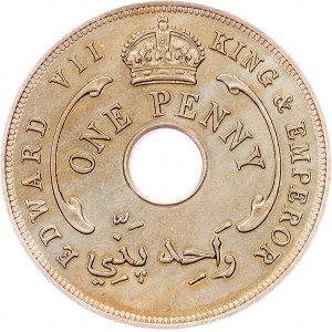 British West Africa, 1 Penny 1907, London