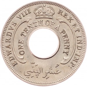 British West Africa, 1/10 Penny 1936, London