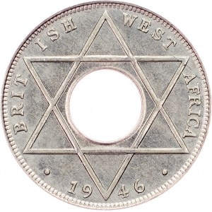 British West Africa, 1/10 Penny 1946, Kings Norton