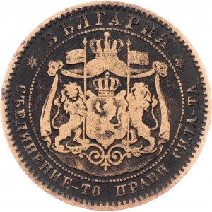 Bulharsko, 10 Stotinki 1881, Heaton