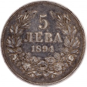 Bułgaria, 5 Leva 1894, Kremnitz