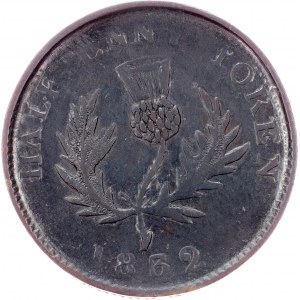 Kanada, 1/2 Pfennig 1832, Belleville