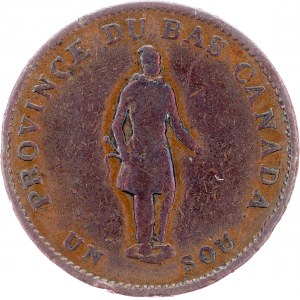 Canada, 1/2 Penny 1837, Montreal