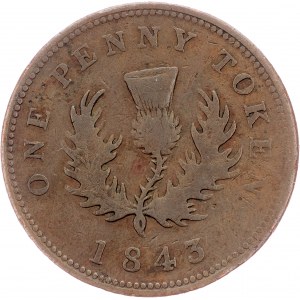 Canada, 1 Penny 1843