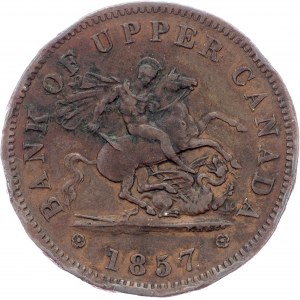Canada, 1 Penny 1857