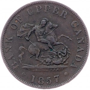 Kanada, 1/2 Penny 1857, Heaton