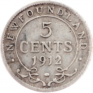 Canada, 5 Cents 1912, London