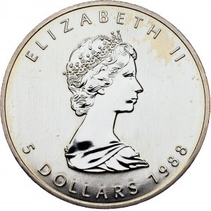 Kanada, 5 Dollars 1988, Ottawa