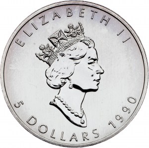 Canada, 5 Dollars 1990, Ottawa