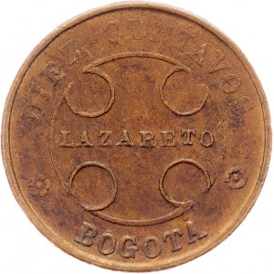 Colombia, 10 Centavos 1901, Bogota