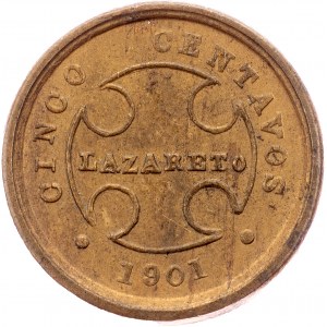 Colombia, 5 Centavos 1901, Bogota