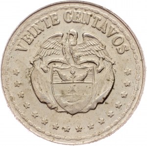 Colombia, 20 Centavos 1956, Bogota