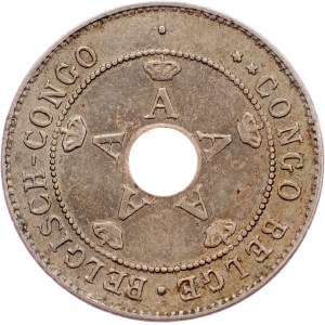 Congo, 10 Centimes 1919, Brussels