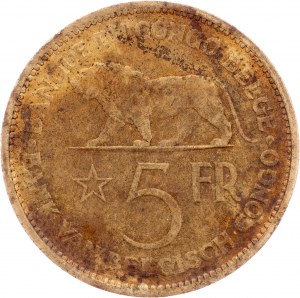 Congo, 5 Francs 1936