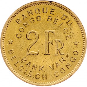 Congo, 2 Francs 1947, Pretoria