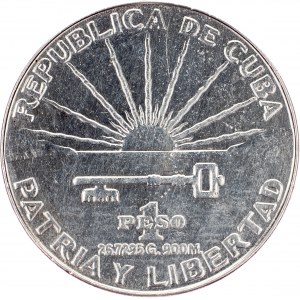 Kuba, 1 peso 1953, Filadelfia