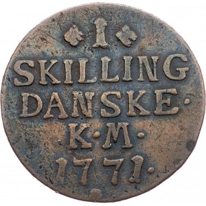 Danimarca, 1 Skilling 1771