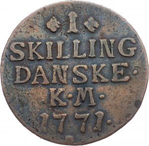 Denmark, 1 Skilling 1771