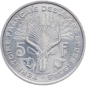 Djibouti, 5 Francs 1975, Paris