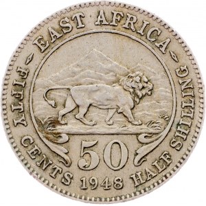 East Africa, 50 Cents 1948, London