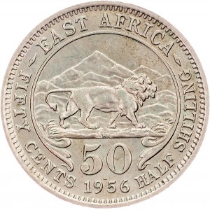 Východní Afrika, 50 centů 1956, Heaton