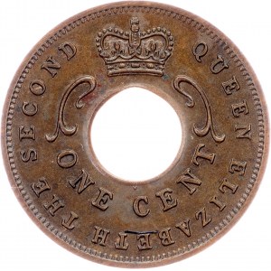 East Africa, 1 Cent 1957, Heaton