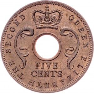 East Africa, 5 Cents 1963, London